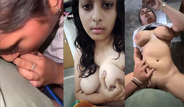 Desi Indian College GF Blowjob – Sex With Lover Dick