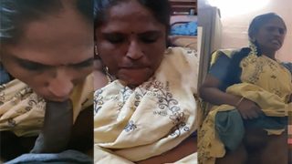 Desi Mature Tamil Aunty Affair – Fucking With Young BF