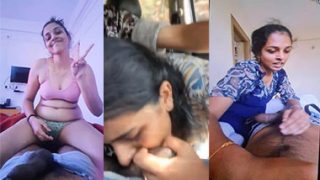Desi Mallu Girl Blowjob in Car – Secret Sex With Lover
